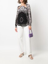 Thumbnail for your product : Twin-Set Paisley Print Cut-Out Blouse