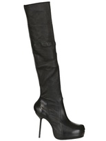 Thumbnail for your product : Rick Owens 120mm Stretch Calfskin Boots