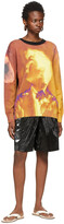 Thumbnail for your product : Dries Van Noten Orange Len Lye Edition Cotton Graphic Print Sweater
