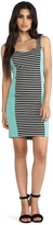 Thumbnail for your product : LAmade Colorblocked Stripe Bodycon Dress