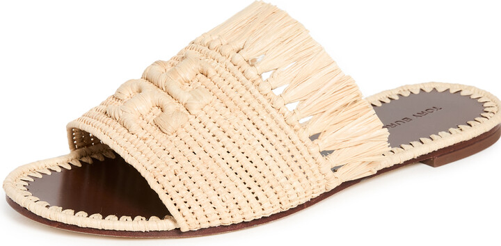 eleanor raffia slide