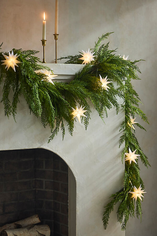 Stargazer Moravian Star String Lights at Terrain