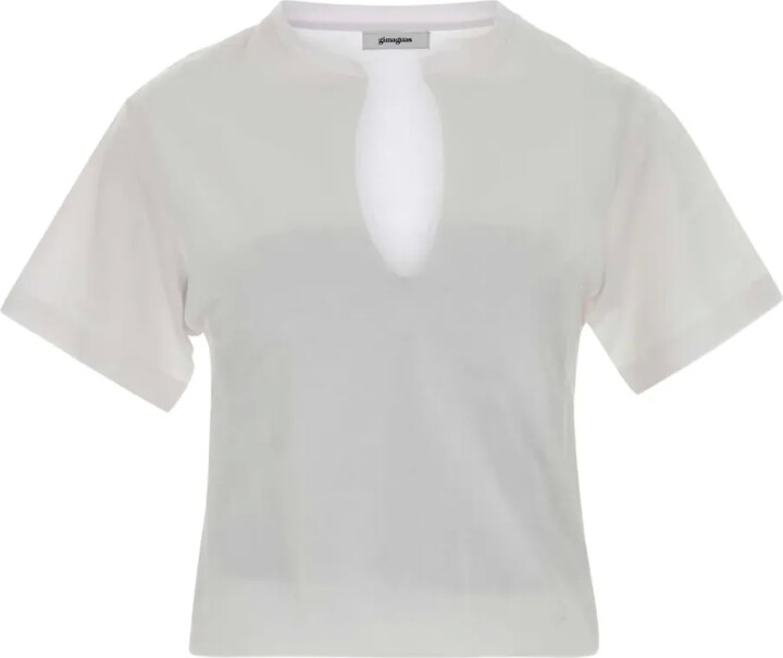 Gimaguas Alina keyhole T-shirt