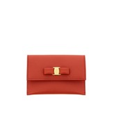 Thumbnail for your product : Ferragamo Credit Card Holder With Vara Bow