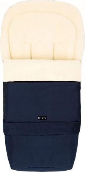 Cover Baby LLC Cover Baby 0-3 Years Scandinavian Organic Wool Adjustable Footmuff in Navy