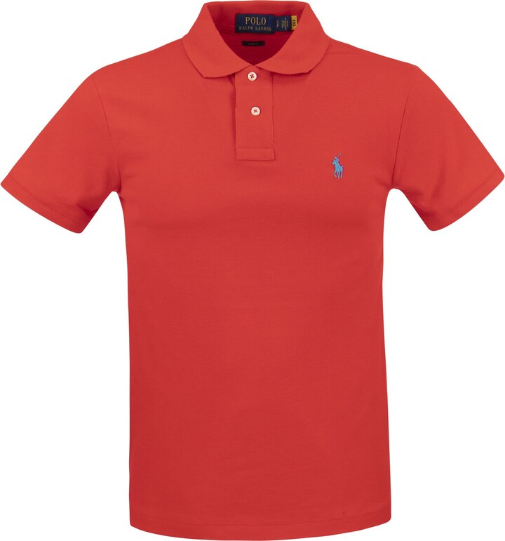 Polo Ralph Lauren Slimfit Pique Polo Shirt ShopStyle