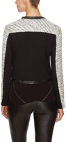 Thumbnail for your product : Chelsea Flower Harper Tweed Leather Trim Jacket