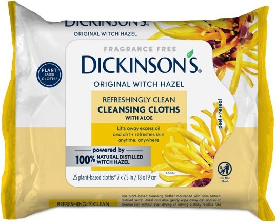 Dickinson's Dickinson'sRefreshinglyCleanCleansingCloths-25ct