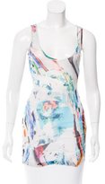 Thumbnail for your product : Hussein Chalayan Silk Chiffon Printed Top