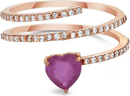 Forever Creations USA Inc. Forever Creations 14K Rose Gold 0.30 Ct. Tw. Diamond Ring