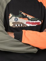 Thumbnail for your product : Mostly Heard Rarely Seen 8-Bit Falcon tri-colour sweatshirt
