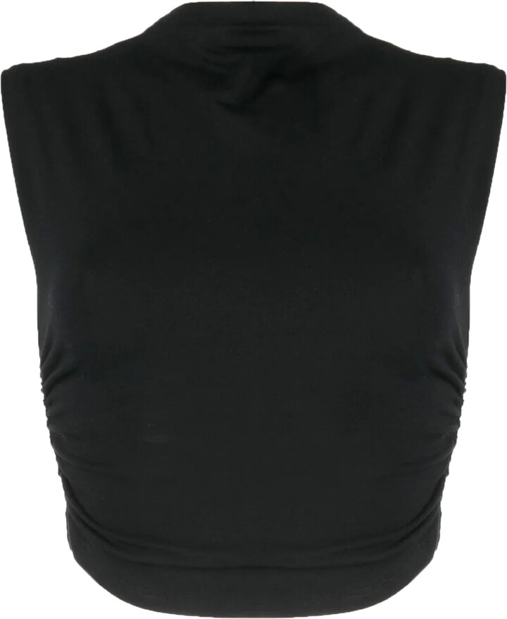 Reformation Lindy stretch-cotton top