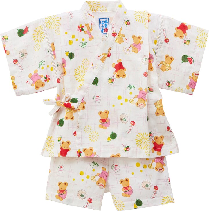 Mikihouse Miki House Cotton Jinbei Pyjama Set
