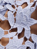 Thumbnail for your product : Self-Portrait Lace-Panel Spaghetti-Strap Dress