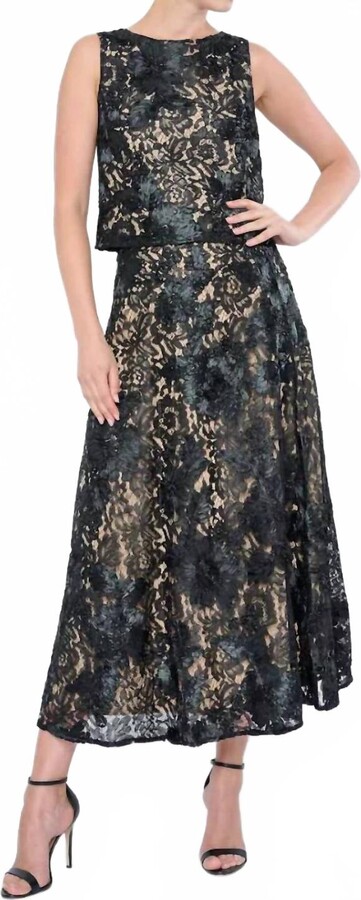 Flora Bea Bello Top In Black Lace