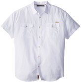 Thumbnail for your product : Sean John Men's Big-Tall Short Sleeve Solid Linen Shirt