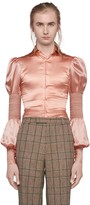 Thumbnail for your product : Gucci Silk satin shirt with puff sleeves