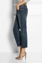 Thumbnail for your product : Victoria Beckham Slouch cropped mid-rise boyfriend jeans