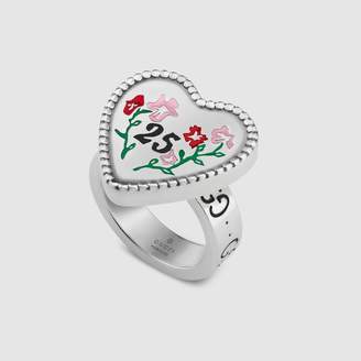 Gucci Heart ring in silver