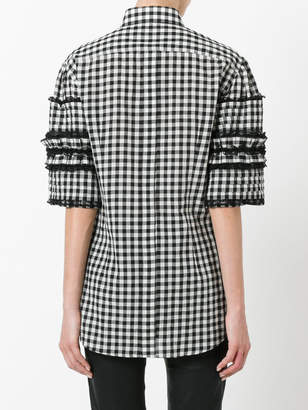 Dolce & Gabbana short sleeved checked shirt