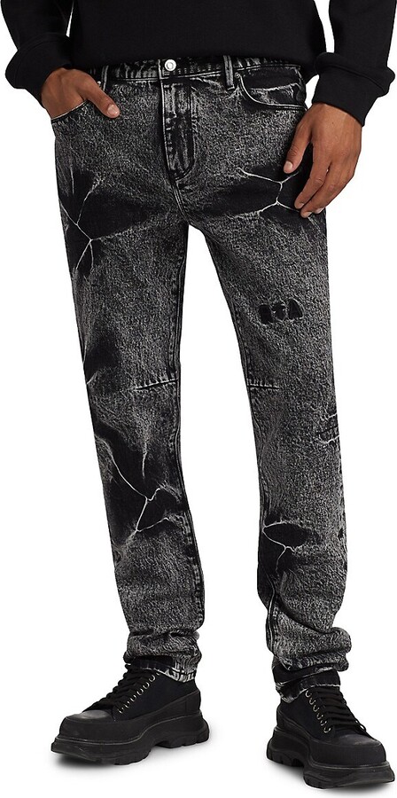 RtA Bryant Flower Acid Wash Jeans