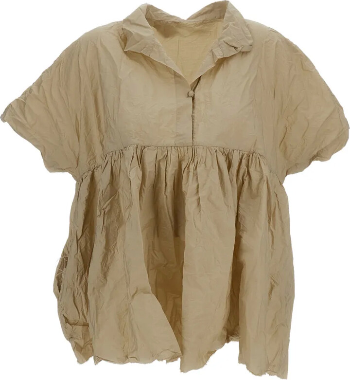 Daniela Gregis Aria crinkled-cotton shirt