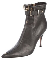 Thumbnail for your product : Alessandro Dell'Acqua Leather Boots Metallic