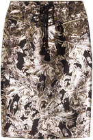 Roberto Cavalli Skirt with Metallic T 
