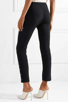 Thumbnail for your product : Jason Wu Embellished Stretch-woven Straight-leg Pants - Black
