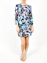 Thumbnail for your product : Cacharel Blue Floral Long Sleeve Dress