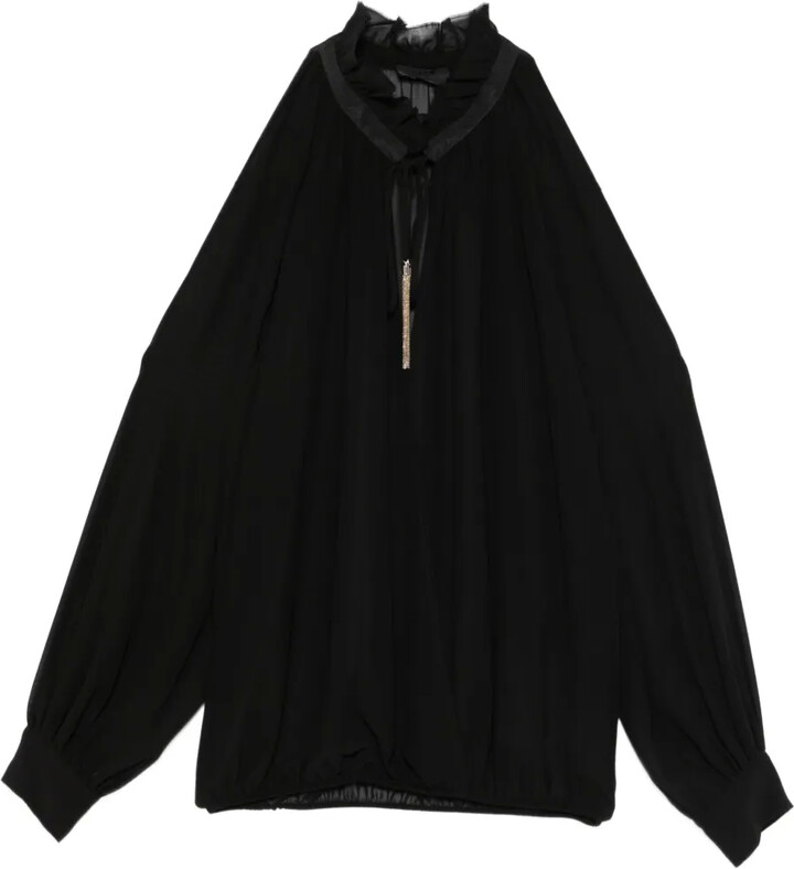 Liu Jo Long Sleeves Tassel Blouse
