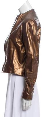 Yigal Azrouel Metallic Leather Jacket