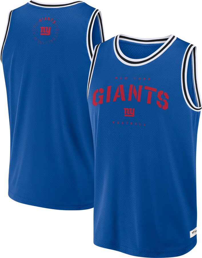 Fanatics Men's Royal New York Giants Elements Future Ground Jersey Tank Top