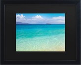 Thumbnail for your product : Trademark Global Pierre Leclerc Blue Beach Maui Matted Framed Art