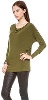 Thumbnail for your product : Alice + Olivia Boat Neck Slouchy Tee