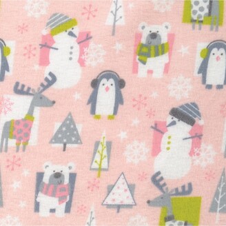 Trend Lab Snow Pals Flannel Crib Sheet