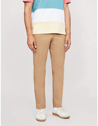 Michael Kors Slim-fit tapered stretch-cotton chinos