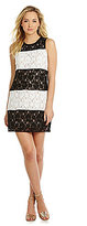 Thumbnail for your product : Jessica Simpson Colorblocked Lace Dress