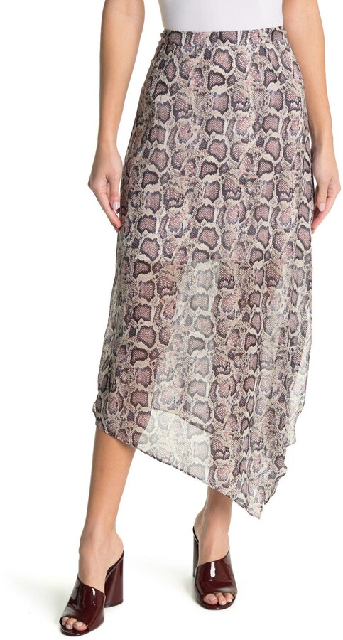 AllSaints Rhea Misra Snake Print Maxi Skirt - ShopStyle