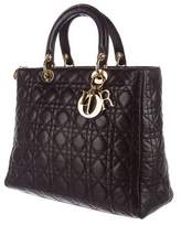 Thumbnail for your product : Christian Dior Large Lady Bag