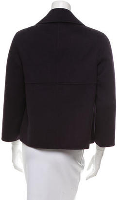 Michael Kors Wool & Angora-Blend Open Front Jacket