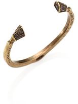 Thumbnail for your product : Giles & Brother Pave Crystal Antiqued Pied-de-Biche Cuff Bracelet