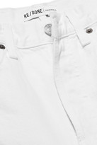 Thumbnail for your product : RE/DONE Originals Stove Pipe High-rise Straight-leg Jeans - White