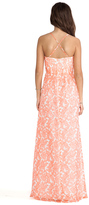 Thumbnail for your product : Shoshanna Coral Reef Chiffon Maxi Dress