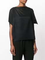 Thumbnail for your product : Issey Miyake asymmetric short-sleeved blouse