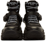 Thumbnail for your product : Prada Black Chunky Buckle Boots
