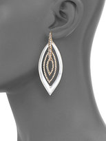 Thumbnail for your product : Alexis Bittar Lucite & Crystal Marquis Orbital Drop Earrings