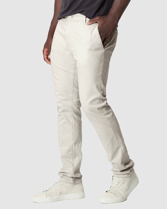 Mavi Jeans Men's White Dress Pants - Johnny Chinos - Size One Size, W30/L32 at The Iconic