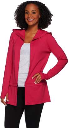 Cee Bee Cheryl Burke cee bee CHERYL BURKE Open Front French Terry Jacket with Hood