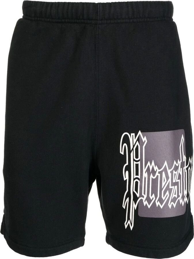 Heron Preston Color Blocks logo-print track shorts
